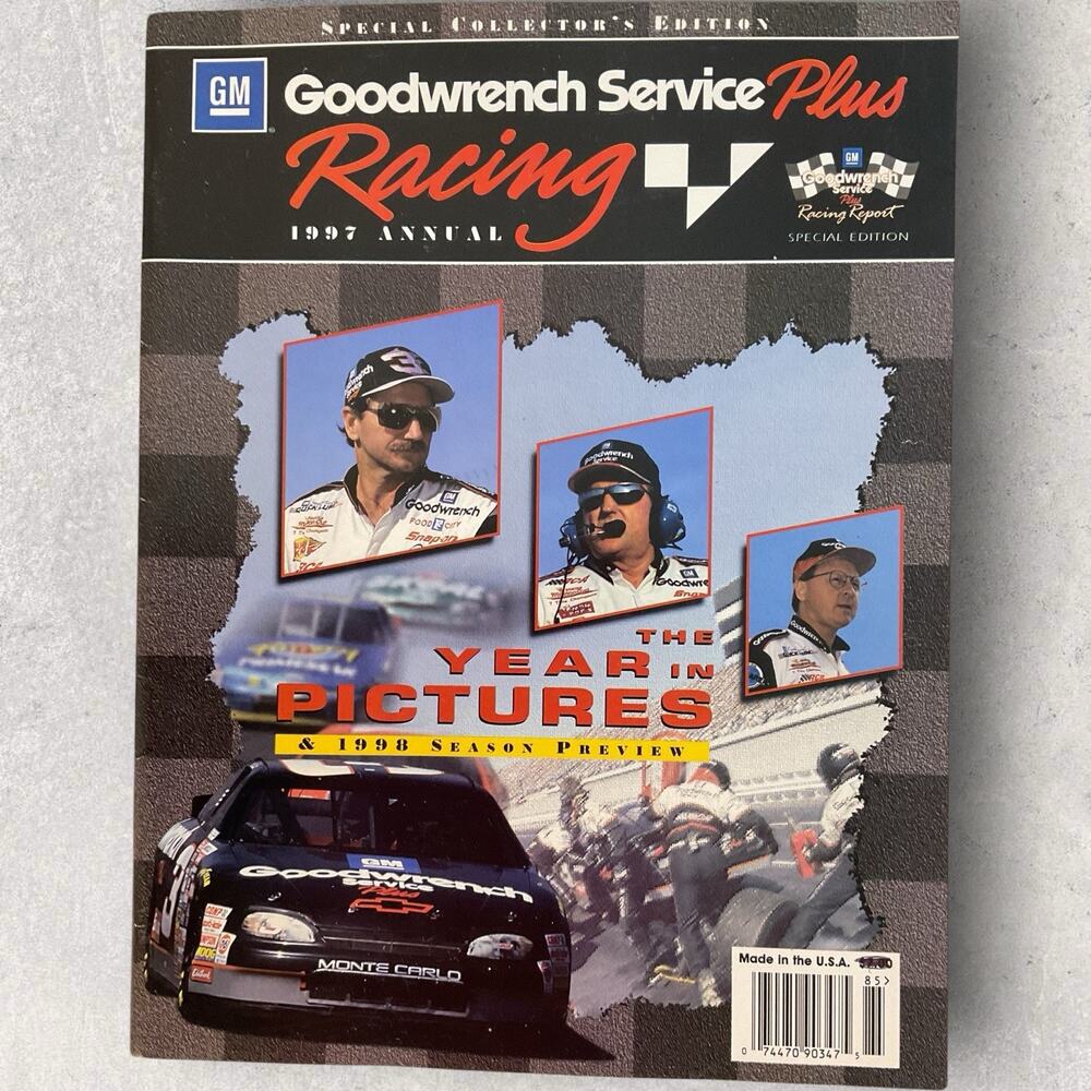 Dale Earnhardt Goodwrench Racing 1997 Annual Magazine 1998 Preview NASCAR